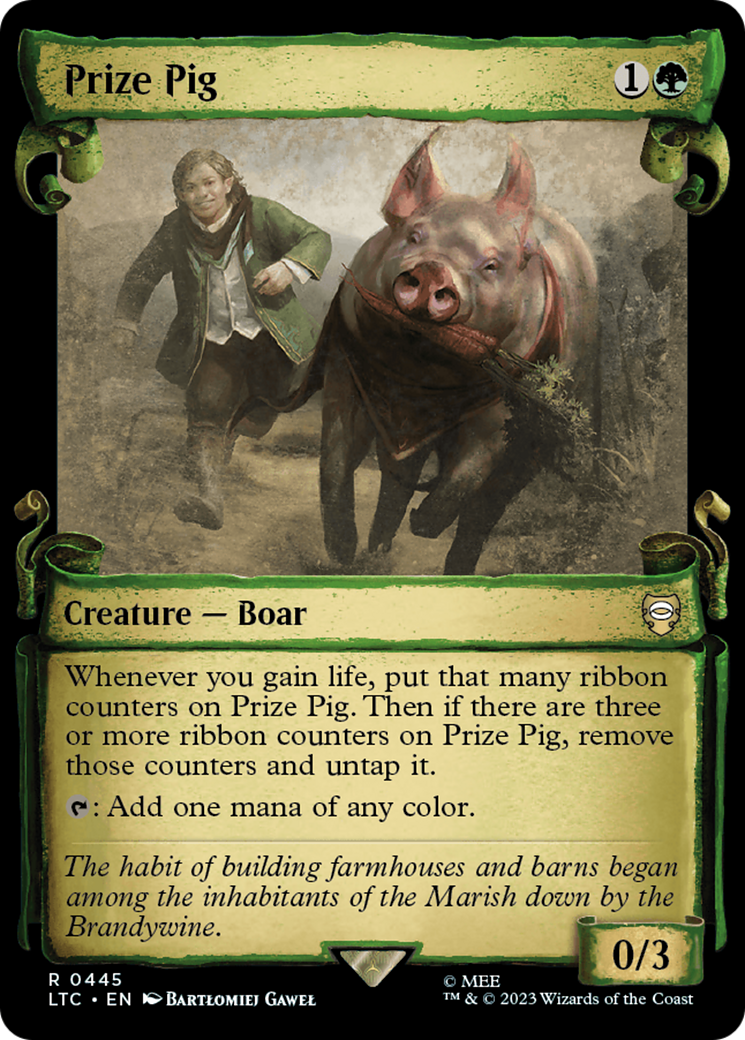 Prize Pig [The Lord of the Rings: Tales of Middle-Earth Commander Showcase Scrolls] | Spectrum Games