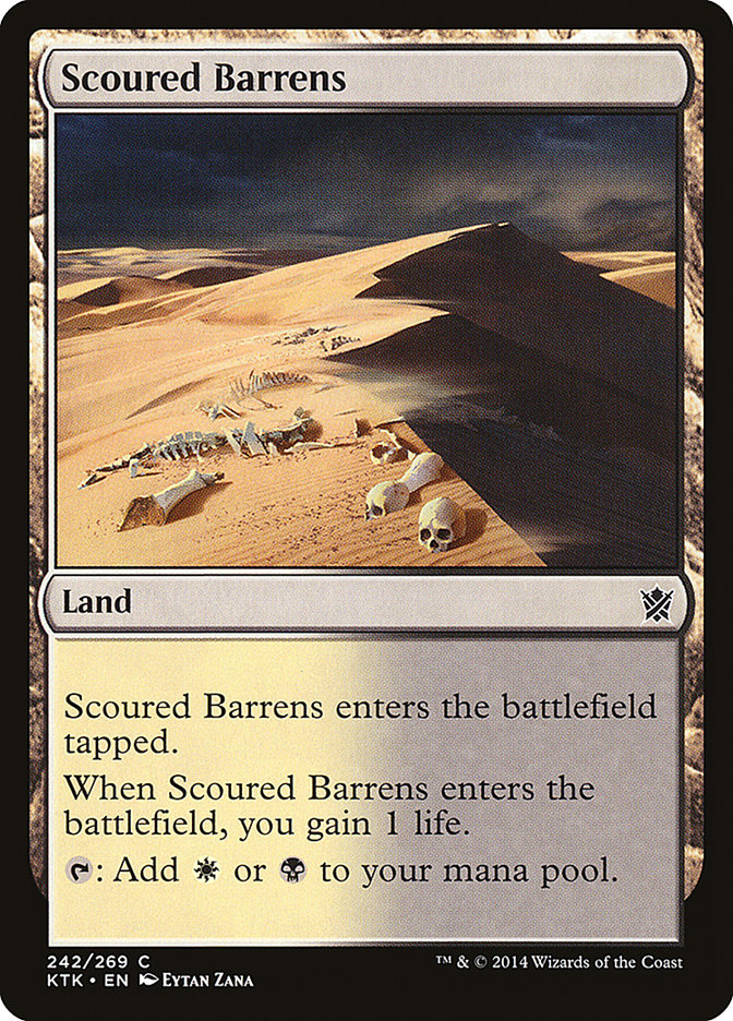 Scoured Barrens [Khans of Tarkir] | Spectrum Games