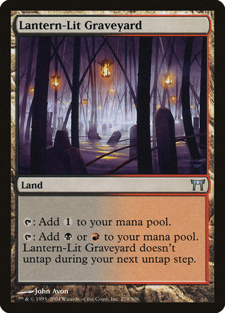 Lantern-Lit Graveyard [Champions of Kamigawa] | Spectrum Games