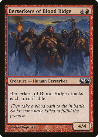 Berserkers of Blood Ridge [Magic 2010] | Spectrum Games