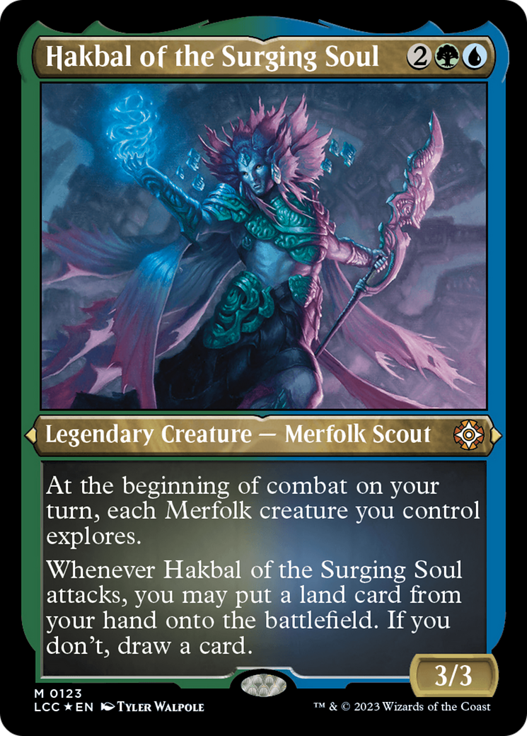 Hakbal of the Surging Soul (Display Commander) [The Lost Caverns of Ixalan Commander] | Spectrum Games