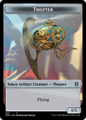Myr // Thopter Double-Sided Token [Phyrexia: All Will Be One Commander Tokens] | Spectrum Games