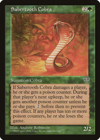 Sabertooth Cobra [Mirage] | Spectrum Games