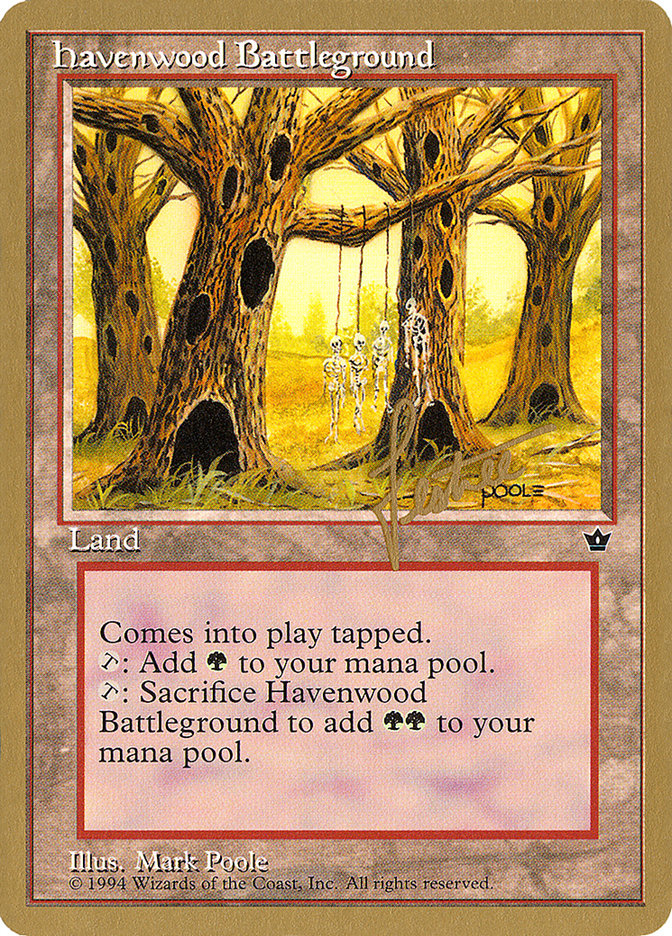 Havenwood Battleground (Bertrand Lestree) [Pro Tour Collector Set] | Spectrum Games