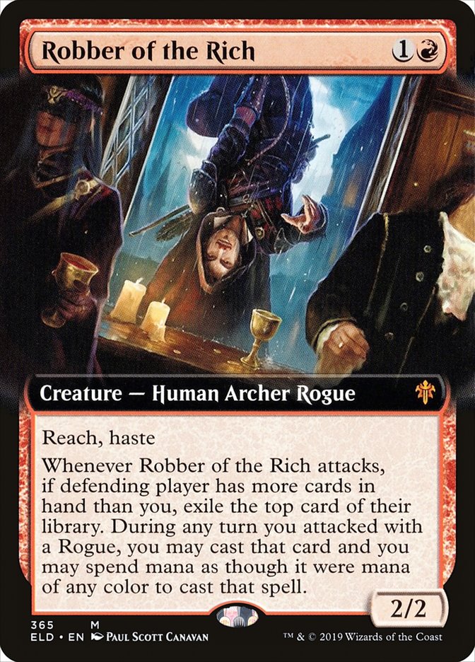 Robber of the Rich (Extended Art) [Throne of Eldraine] | Spectrum Games
