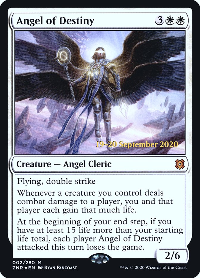 Angel of Destiny  [Zendikar Rising Prerelease Promos] | Spectrum Games