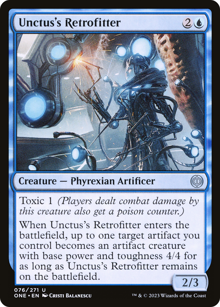 Unctus's Retrofitter [Phyrexia: All Will Be One] | Spectrum Games