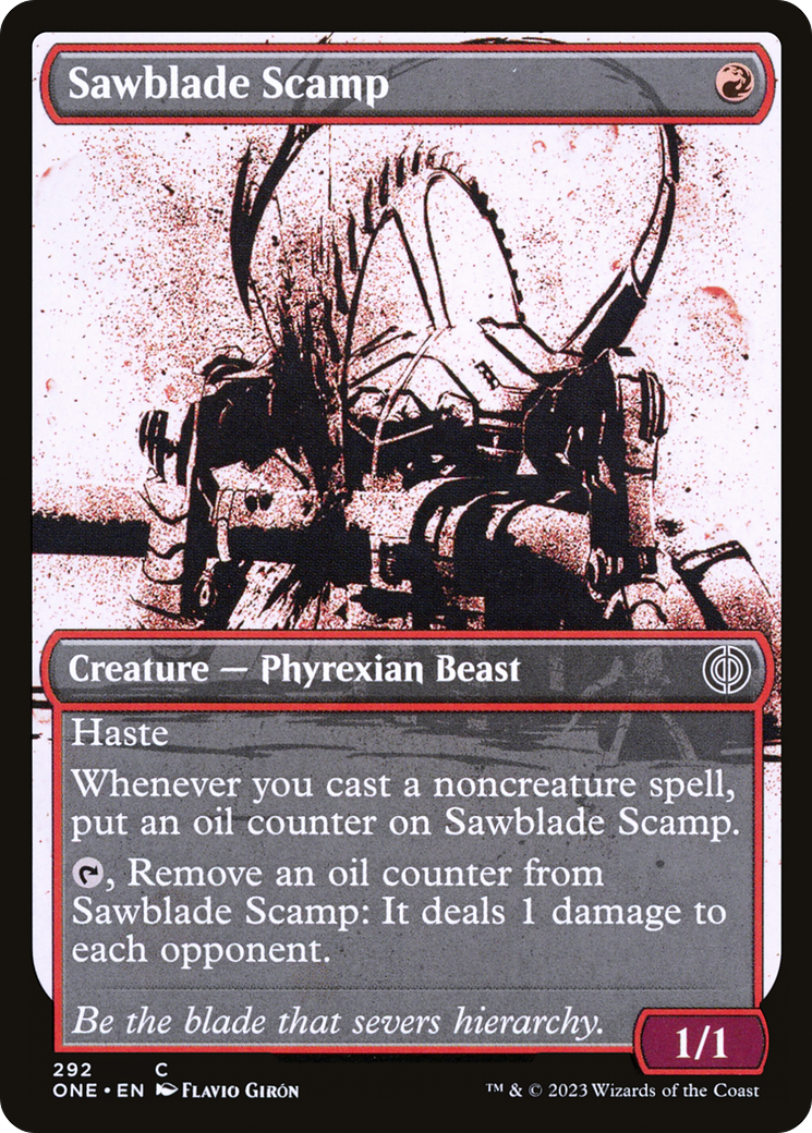 Sawblade Scamp (Showcase Ichor) [Phyrexia: All Will Be One] | Spectrum Games