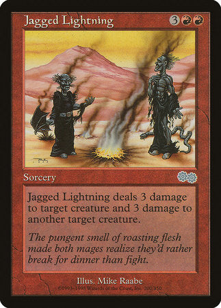 Jagged Lightning [Urza's Saga] | Spectrum Games