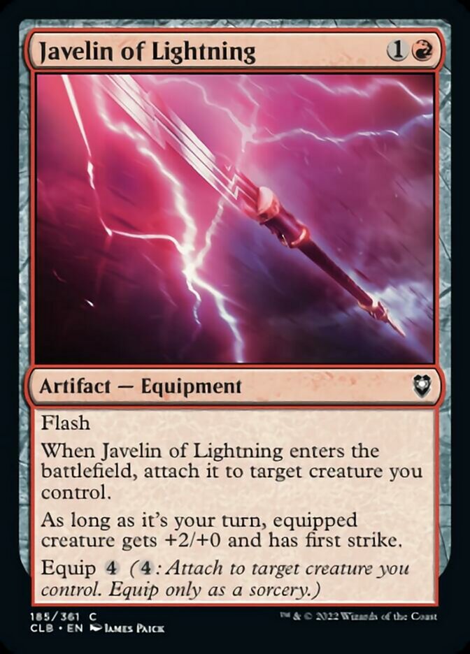 Javelin of Lightning [Commander Legends: Battle for Baldur's Gate] | Spectrum Games