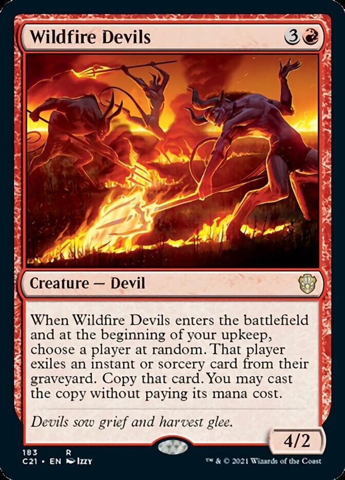 Wildfire Devils [Commander 2021] | Spectrum Games