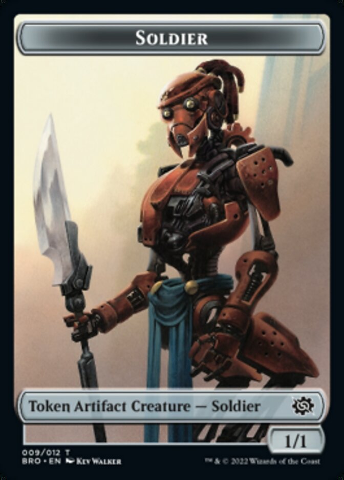 Soldier Token (009) [The Brothers' War Tokens] | Spectrum Games