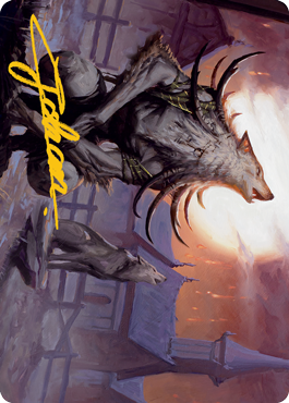 Lord of the Ulvenwald Art Card (Gold-Stamped Signature) [Innistrad: Midnight Hunt Art Series] | Spectrum Games