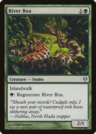 River Boa [Zendikar] | Spectrum Games