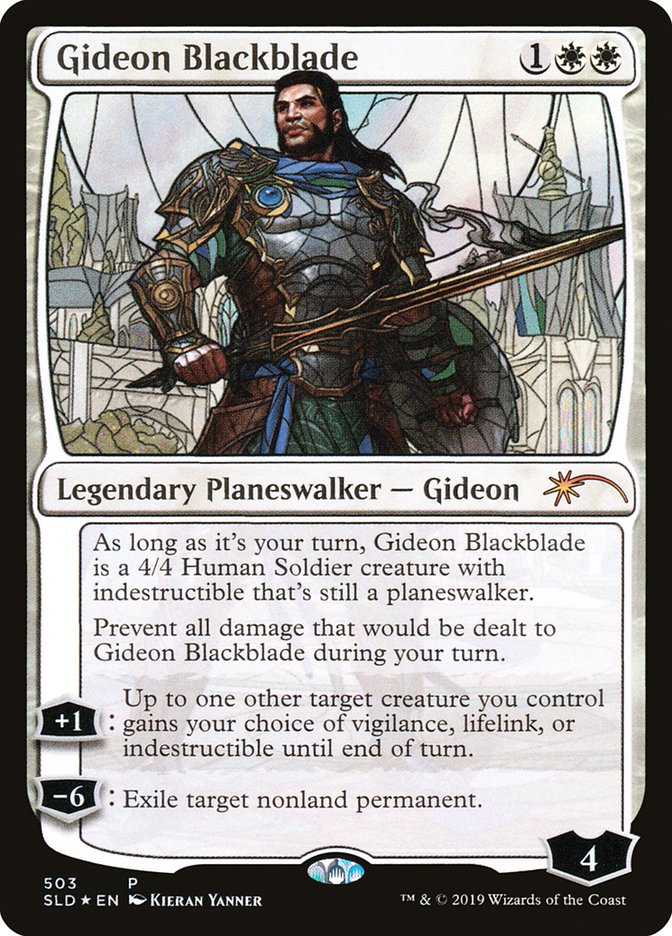 Gideon Blackblade (Stained Glass) [Secret Lair Drop Promos] | Spectrum Games