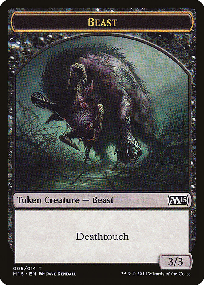 Beast (005/014) [Magic 2015 Tokens] | Spectrum Games
