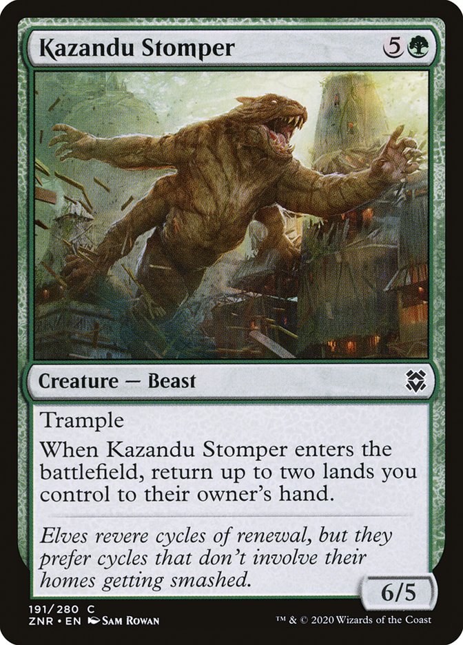 Kazandu Stomper [Zendikar Rising] | Spectrum Games