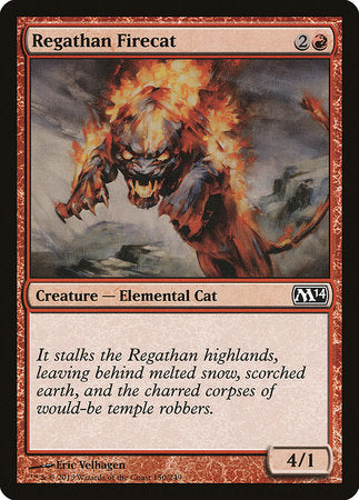 Regathan Firecat [Magic 2014] | Spectrum Games