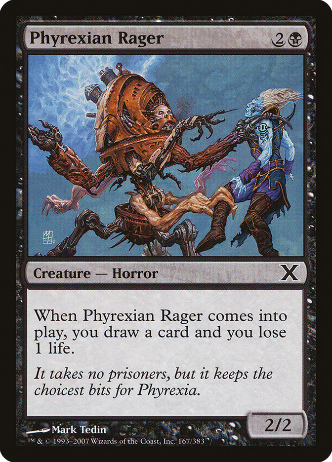 Phyrexian Rager [Tenth Edition] | Spectrum Games
