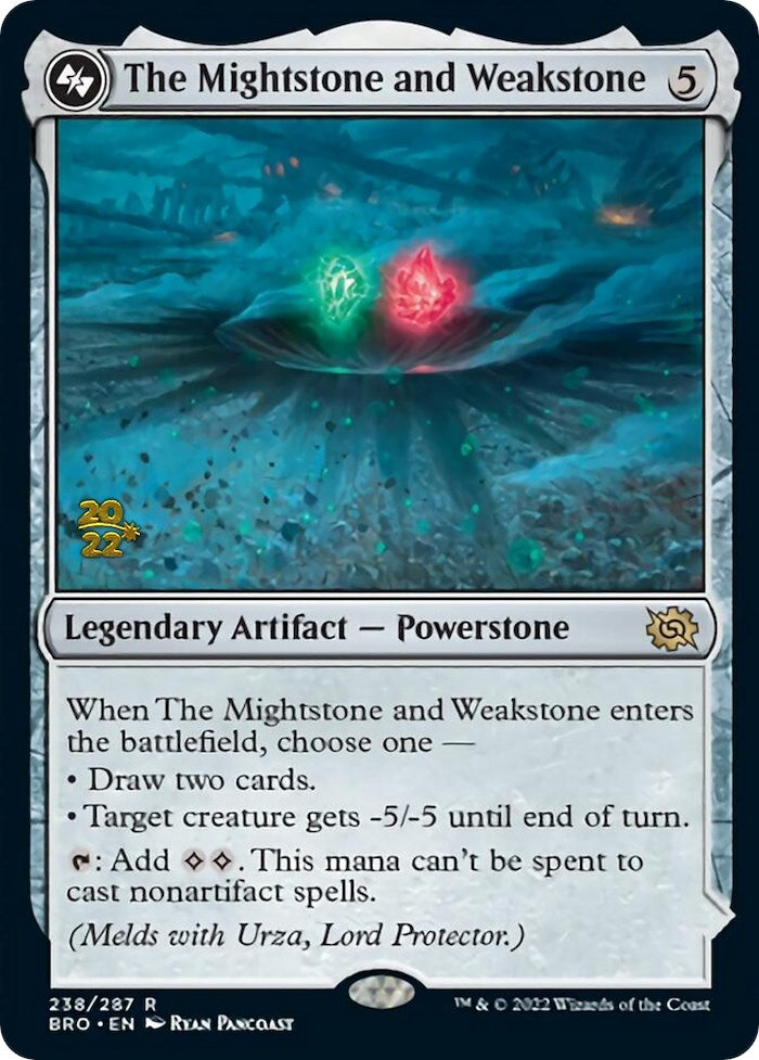 The Mightstone and Weakstone [The Brothers' War: Prerelease Promos] | Spectrum Games