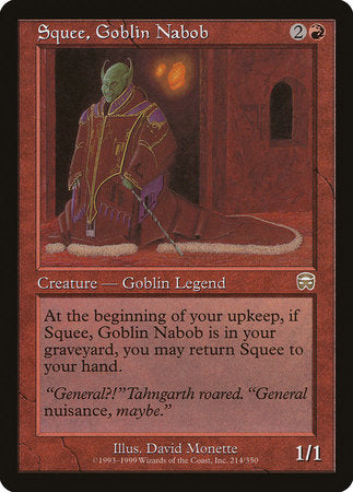 Squee, Goblin Nabob [Mercadian Masques] | Spectrum Games