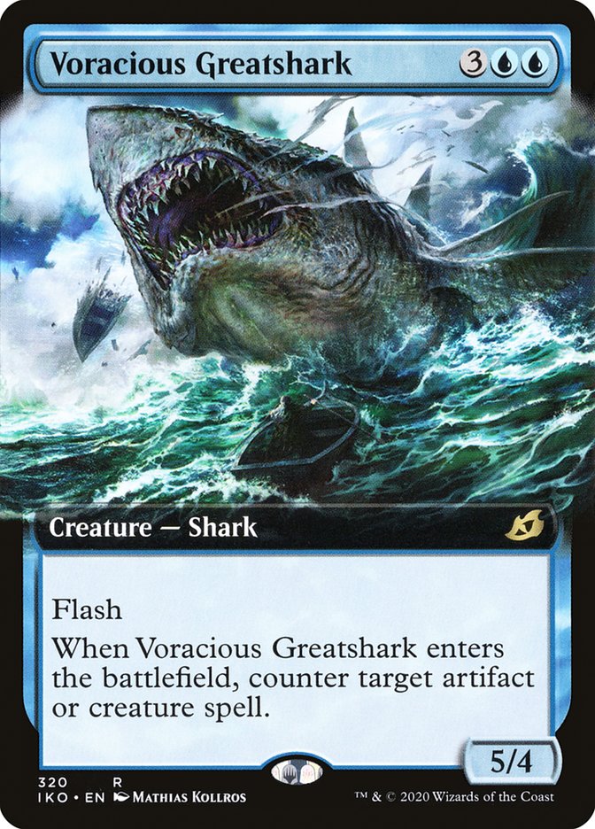 Voracious Greatshark (Extended Art) [Ikoria: Lair of Behemoths] | Spectrum Games