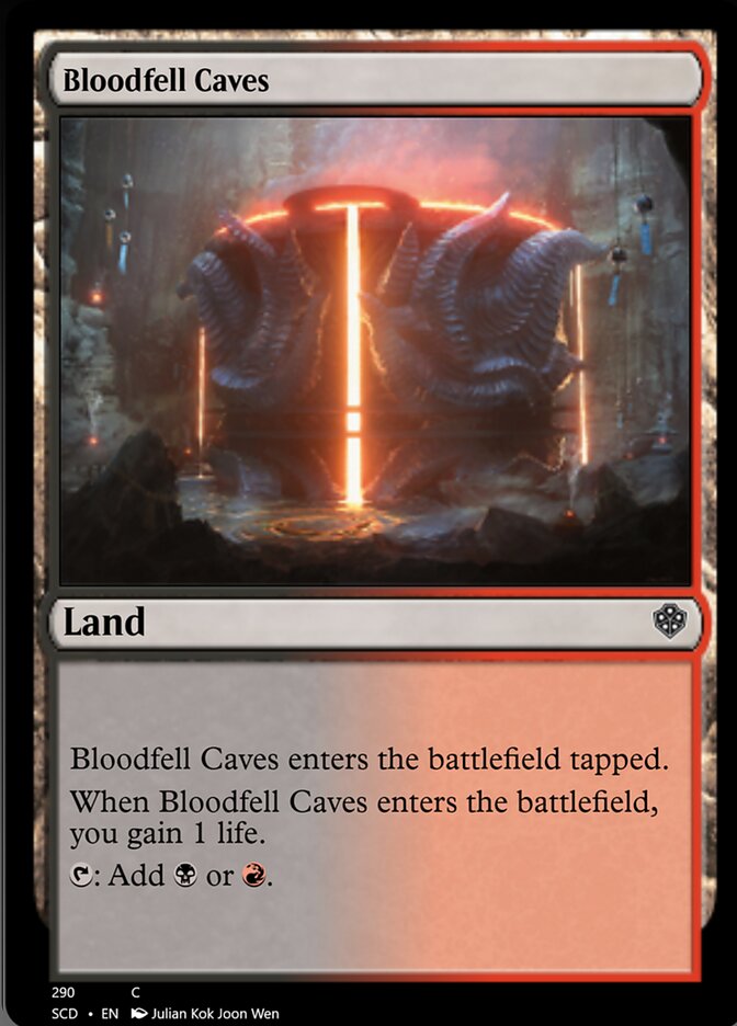 Bloodfell Caves [Starter Commander Decks] | Spectrum Games