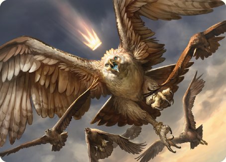 Gwaihir, Greatest of the Eagles Art Card [The Lord of the Rings: Tales of Middle-earth Art Series] | Spectrum Games