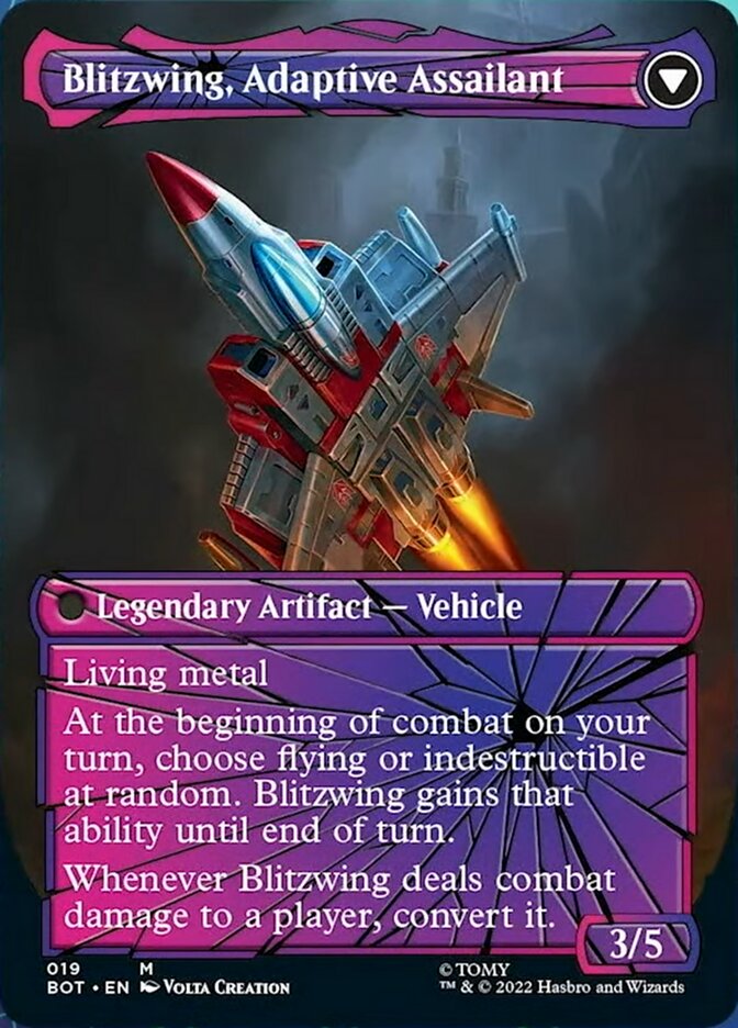 Blitzwing, Cruel Tormentor // Blitzwing, Adaptive Assailant (Shattered Glass) [Universes Beyond: Transformers] | Spectrum Games