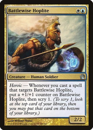 Battlewise Hoplite [Theros] | Spectrum Games