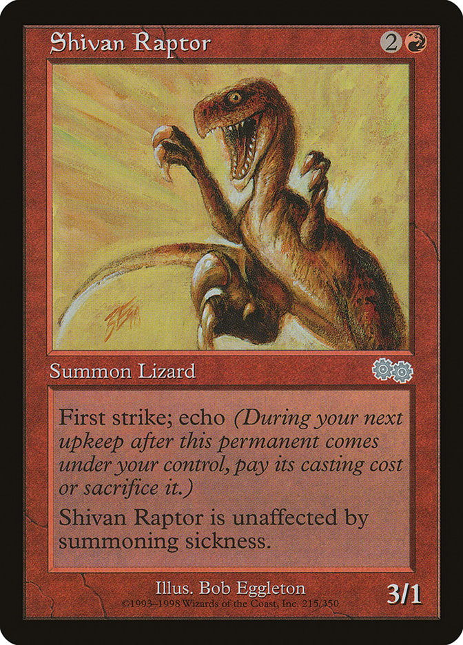 Shivan Raptor [Urza's Saga] | Spectrum Games