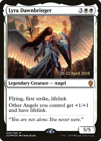 Lyra Dawnbringer [Dominaria Promos] | Spectrum Games