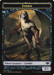 Ob Nixilis of the Black Oath Emblem // Zombie (016/036) Double-sided Token [Commander 2014 Tokens] | Spectrum Games