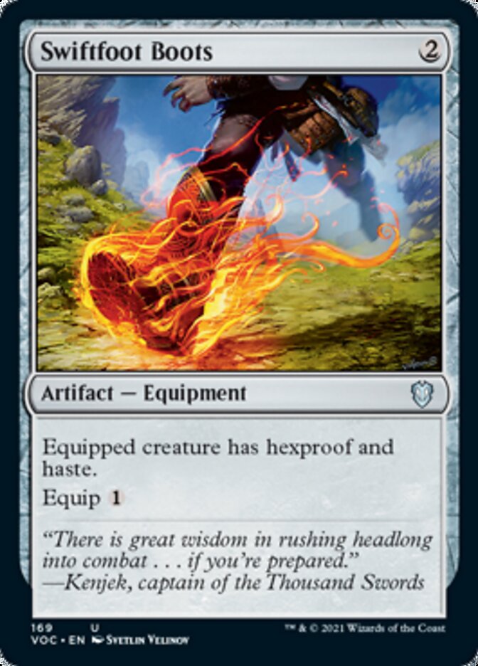 Swiftfoot Boots [Innistrad: Crimson Vow Commander] | Spectrum Games