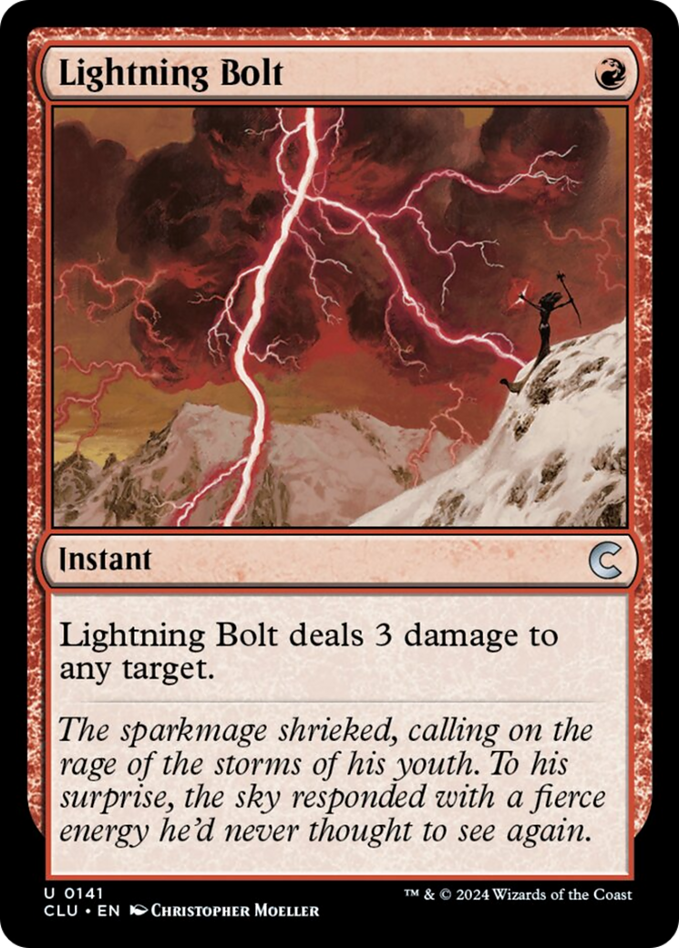 Lightning Bolt [Ravnica: Clue Edition] | Spectrum Games