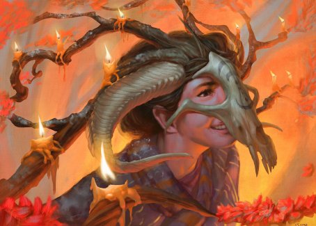 Hedgewitch's Mask Art Card [Innistrad: Midnight Hunt Art Series] | Spectrum Games