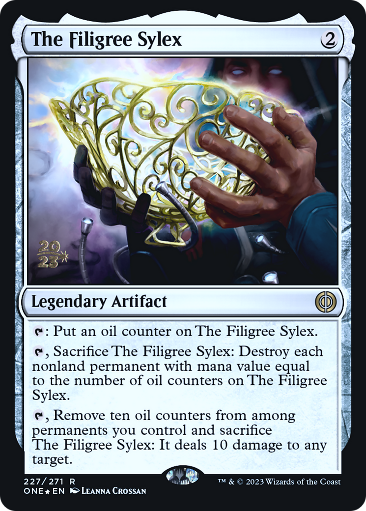 The Filigree Sylex [Phyrexia: All Will Be One Prerelease Promos] | Spectrum Games