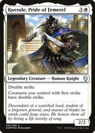 Kwende, Pride of Femeref [Dominaria Promos] | Spectrum Games