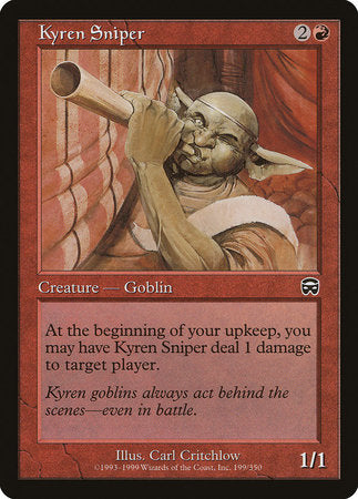 Kyren Sniper [Mercadian Masques] | Spectrum Games