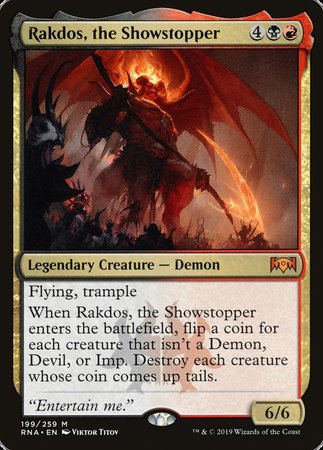 Rakdos, the Showstopper [Ravnica Allegiance] | Spectrum Games