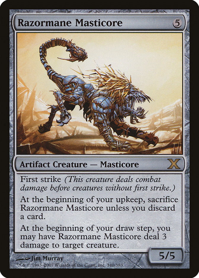 Razormane Masticore [Tenth Edition] | Spectrum Games