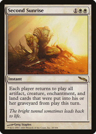 Second Sunrise [Mirrodin] | Spectrum Games