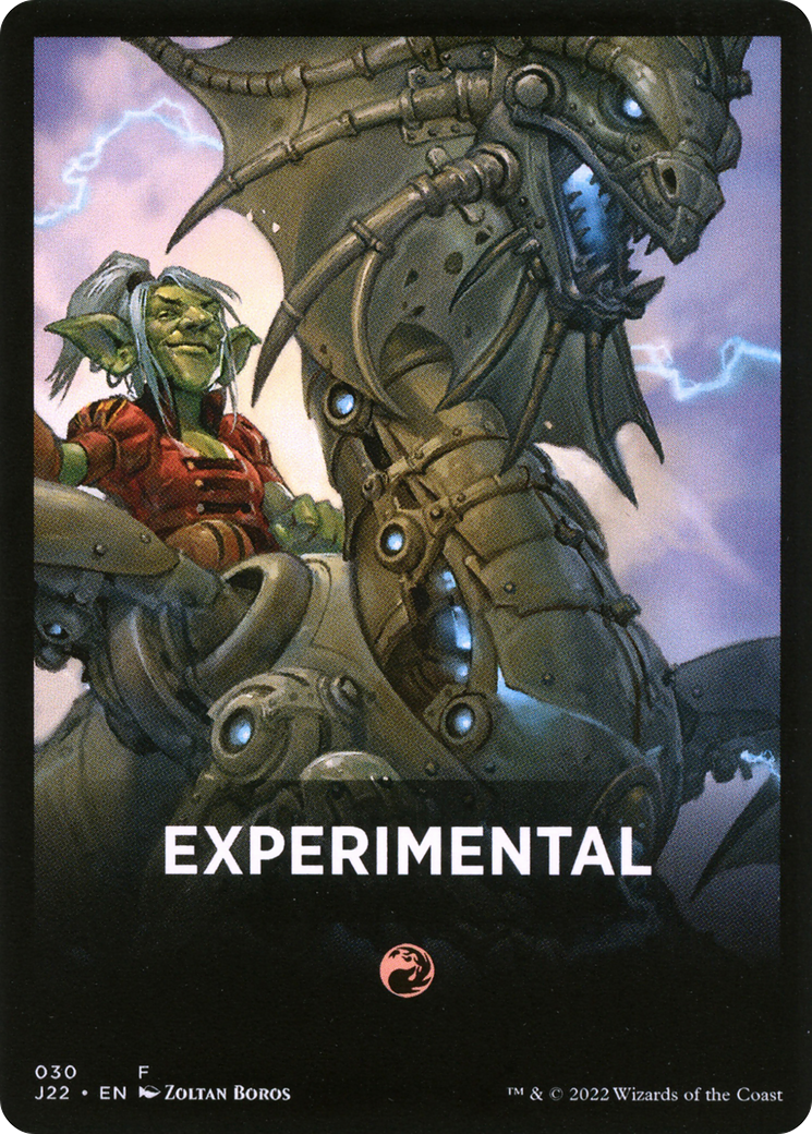 Experimental Theme Card [Jumpstart 2022 Front Cards] | Spectrum Games