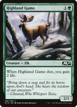 Highland Game [Core Set 2019] | Spectrum Games