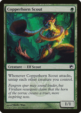 Copperhorn Scout [Scars of Mirrodin] | Spectrum Games