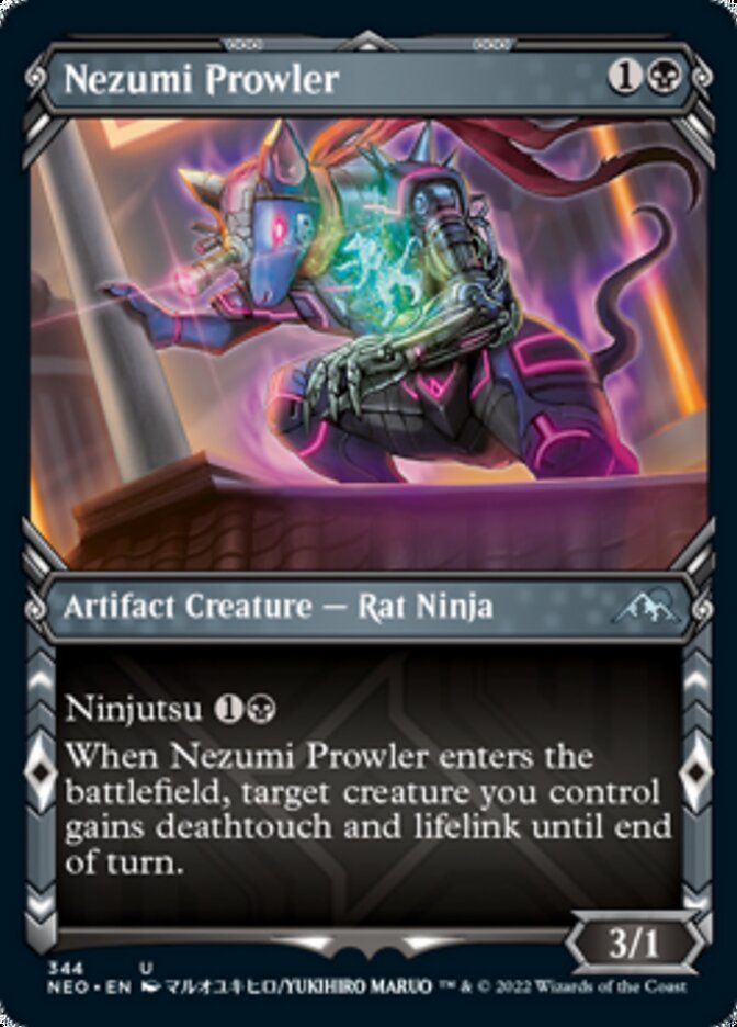 Nezumi Prowler (Showcase Ninja) [Kamigawa: Neon Dynasty] | Spectrum Games