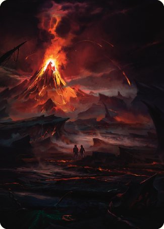 Valley of Gorgoroth Art Card [The Lord of the Rings: Tales of Middle-earth Art Series] | Spectrum Games