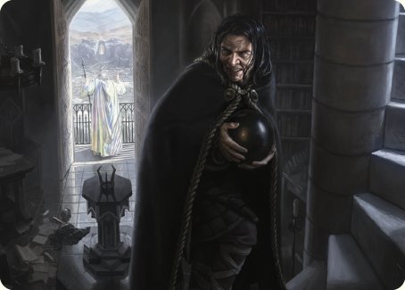 Grima, Saruman's Footman Art Card [The Lord of the Rings: Tales of Middle-earth Art Series] | Spectrum Games