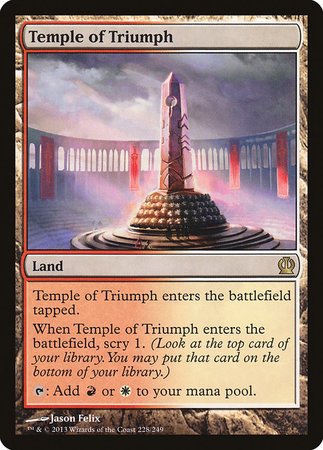 Temple of Triumph [Theros] | Spectrum Games