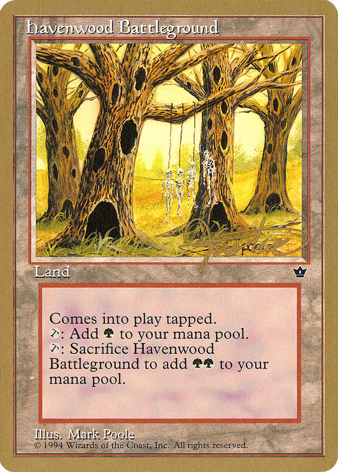 Havenwood Battleground (Mark Justice) [Pro Tour Collector Set] | Spectrum Games